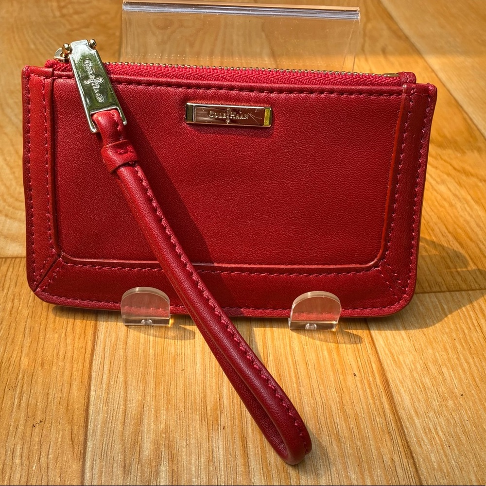 Cole Haan Red Wristlet